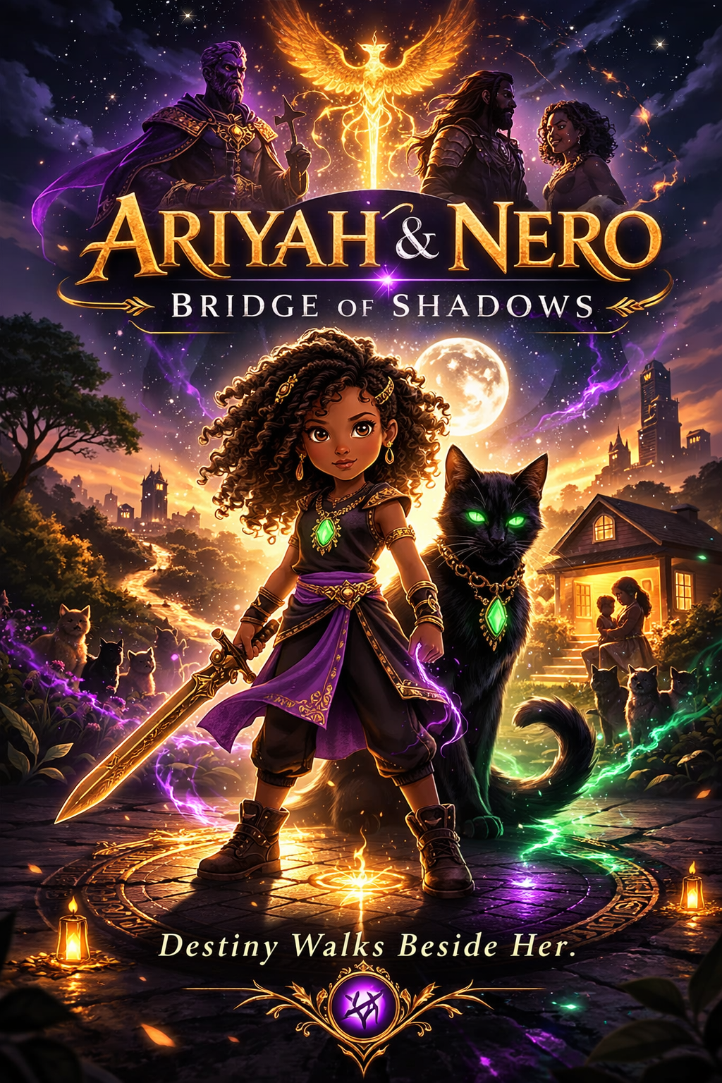 Ariyah and Nero comic art