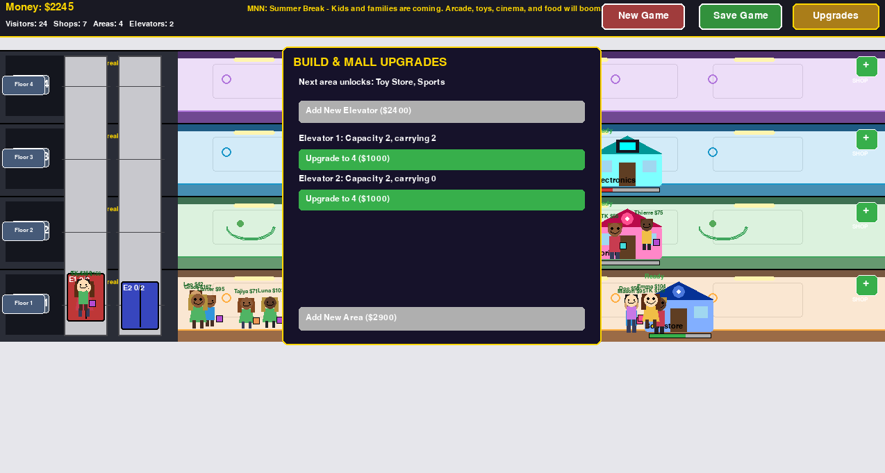 FlytMall arcade screenshot