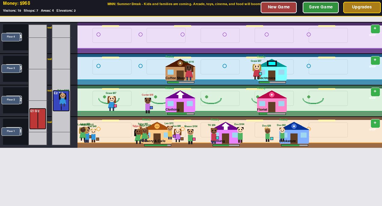 FlytMall elevators screenshot
